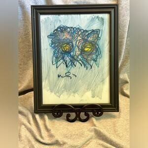 Wayne Cunningham original Neo-expressionism abstract artwork signed wall art